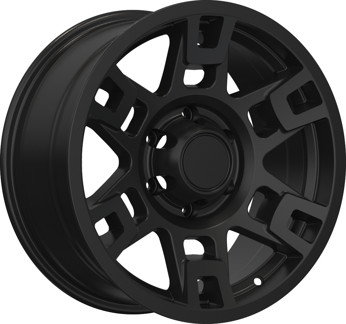 YKW Replicas TR2 Matte Black 17x8 6x139.7 et5 106.1 – greenleaftire.com