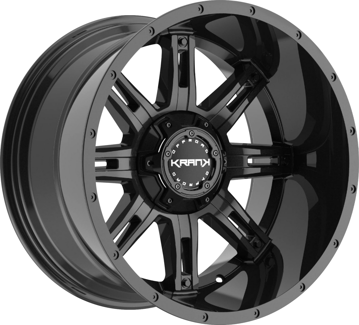 Krank Offroad Shaft Gloss Black 20x12 6x135/6x139.7 et-44 108