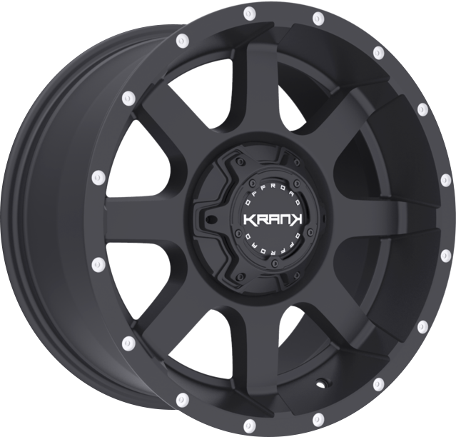 Krank Offroad Slick Satin Black 17x9 5x127/5x139.7 et18 77.8