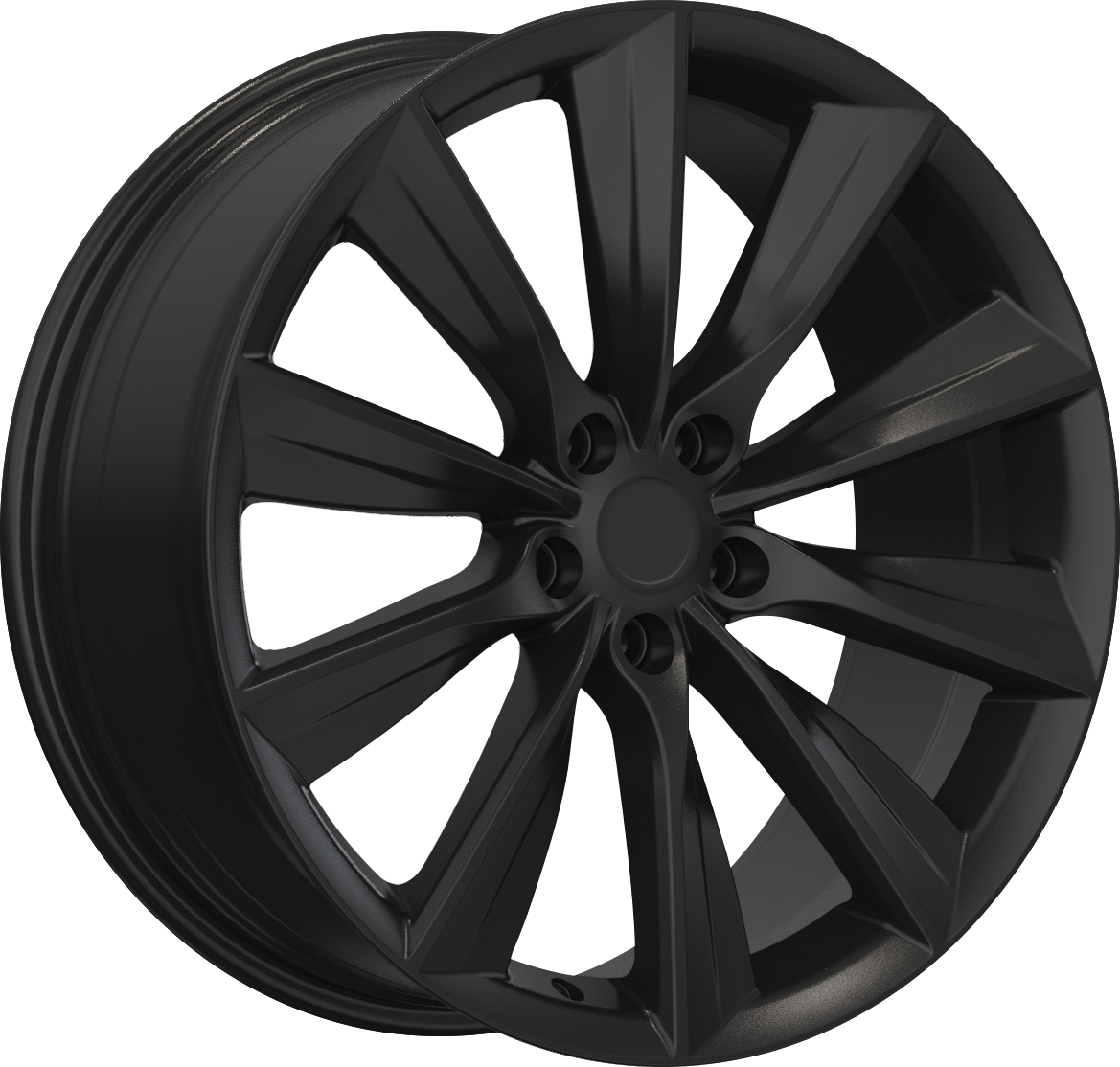 YKW Replicas TS1 Matte Black 19x9.5 5x114.3 et35 64.1