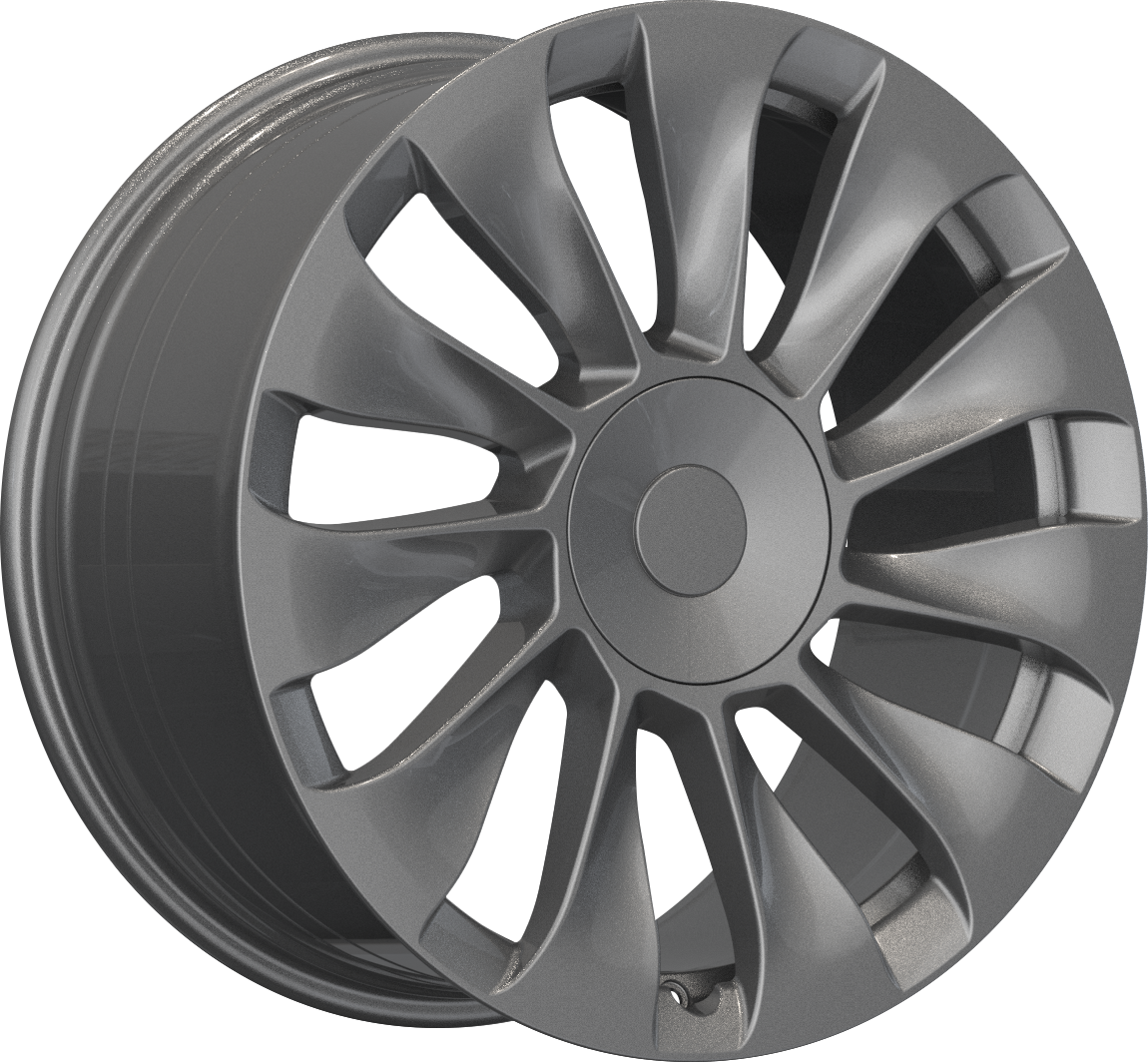 YKW Replicas TS2 Gloss Gunmetal 19x9.5 5x114.3 et35 64.1