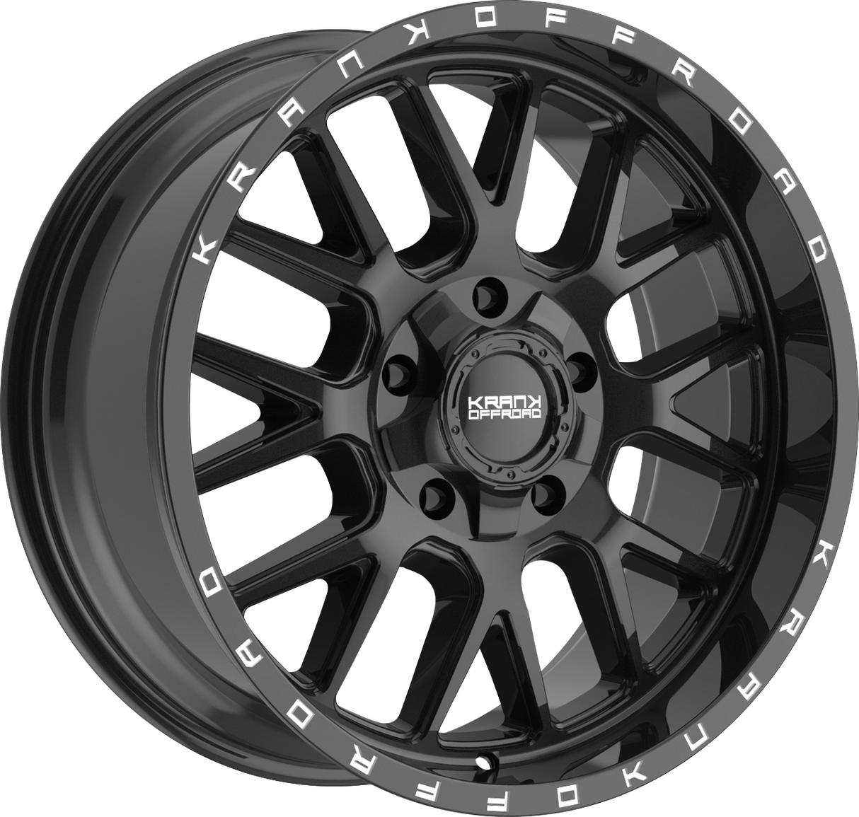 Krank Offroad Fuse Gloss Black 22x10 5x127/5x139.7 et-18 77.8