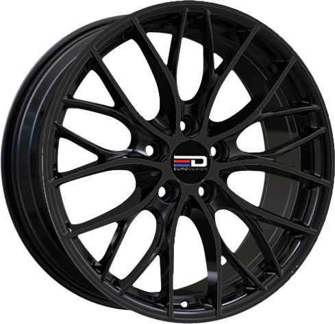 Euro Design Camillo Matte Black 19x8.5 5x112 et35 66.7