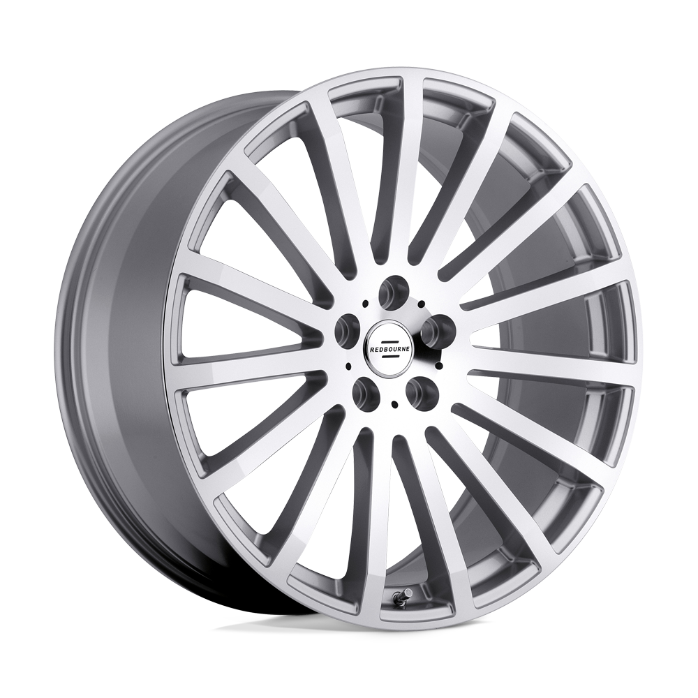 RedBourne DOMINUS SILVER W/ MIRROR CUT FACE 20X9.5 5x120 et32 72.56