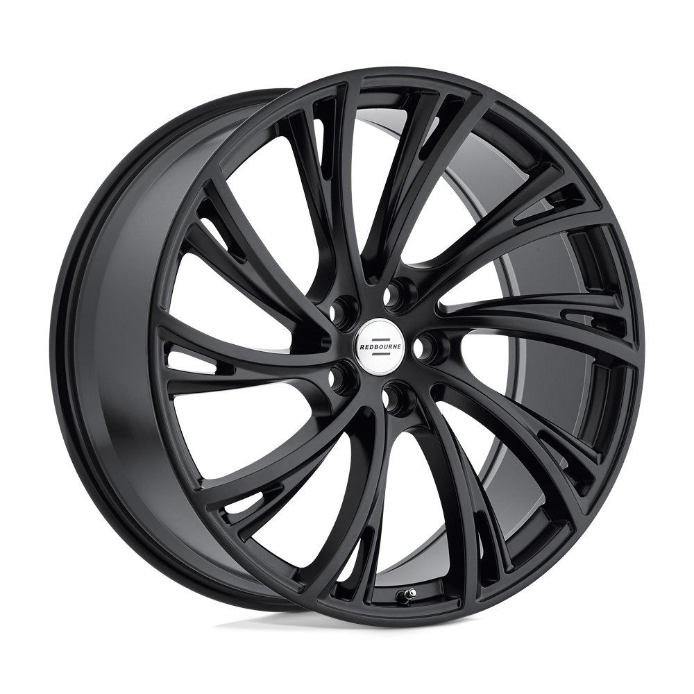 RedBourne NOBLE DOUBLE BLACK - MATTE BLACK W/ GLOSS BLACK FACE 22X10 5x120 et37 72.56