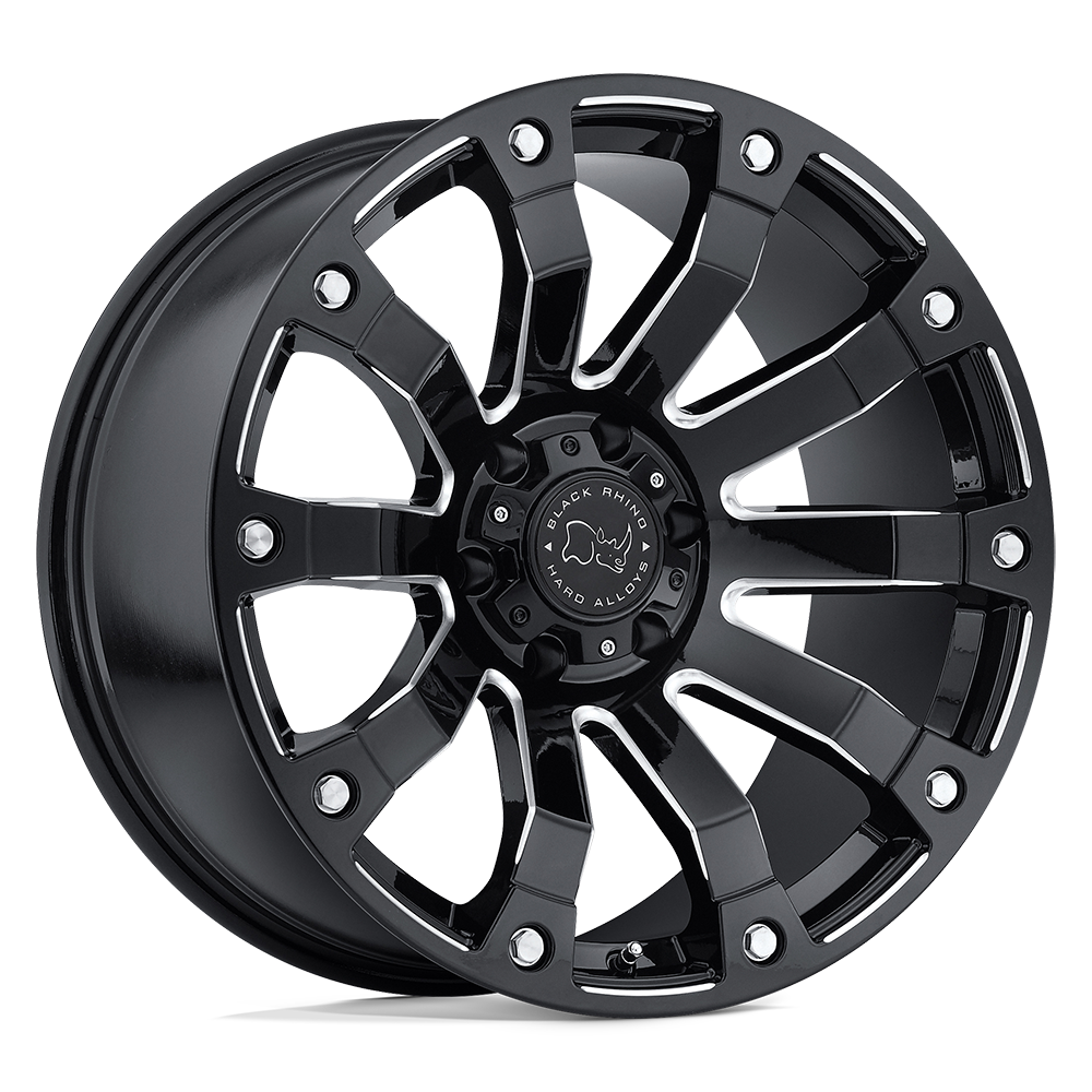 Black Rhino SELKIRK GLOSS BLACK MILLED 18X9 6x135 et12 87.1