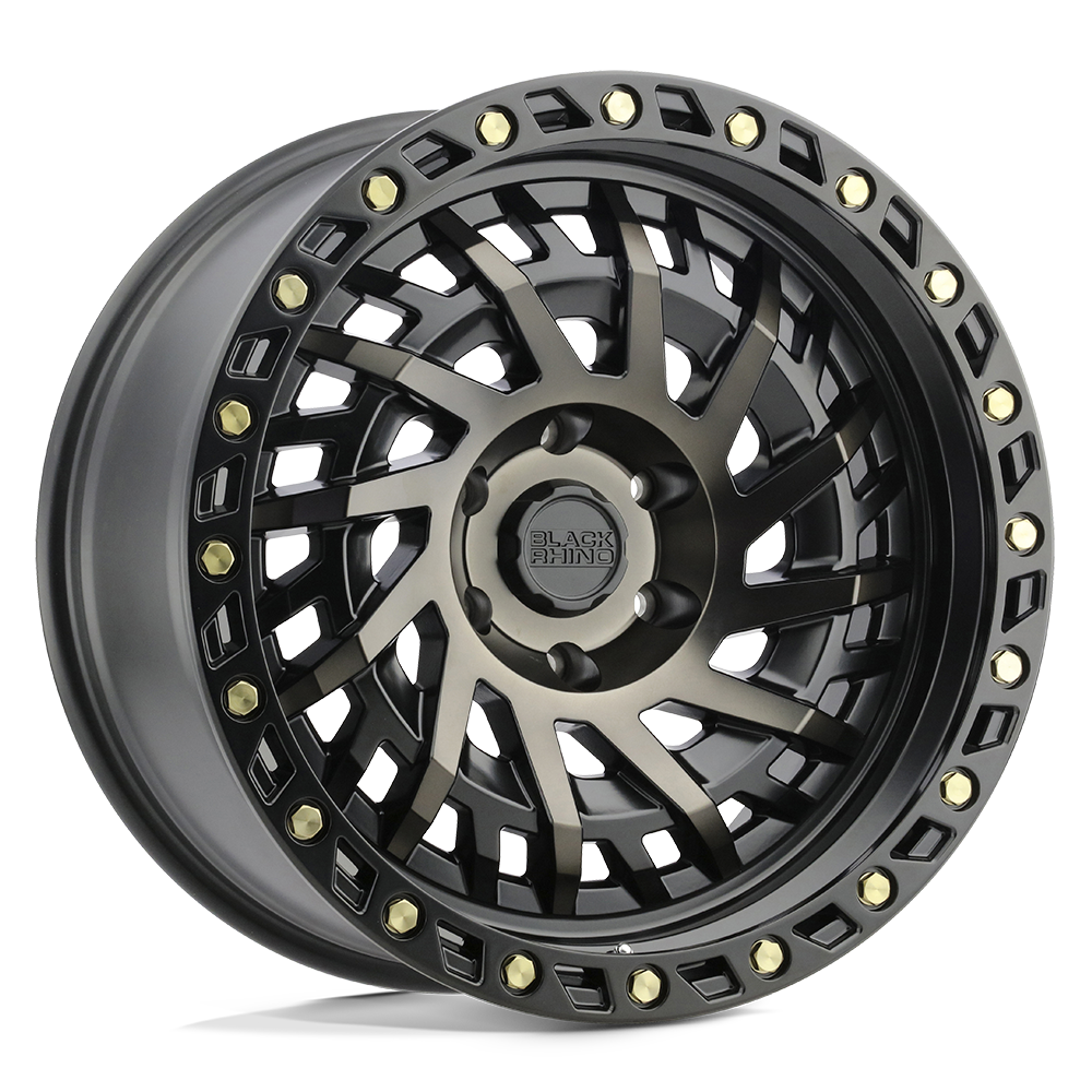 Black Rhino SHREDDER MATTE BLACK W/ MACHINED DARK TINT 20X9.5 6x139.7 et-12 112.1