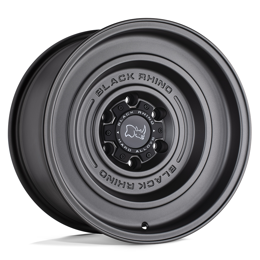 Black Rhino SOLID MATTE GUN BLACK 17X9.5 5x127 et-18 71.5