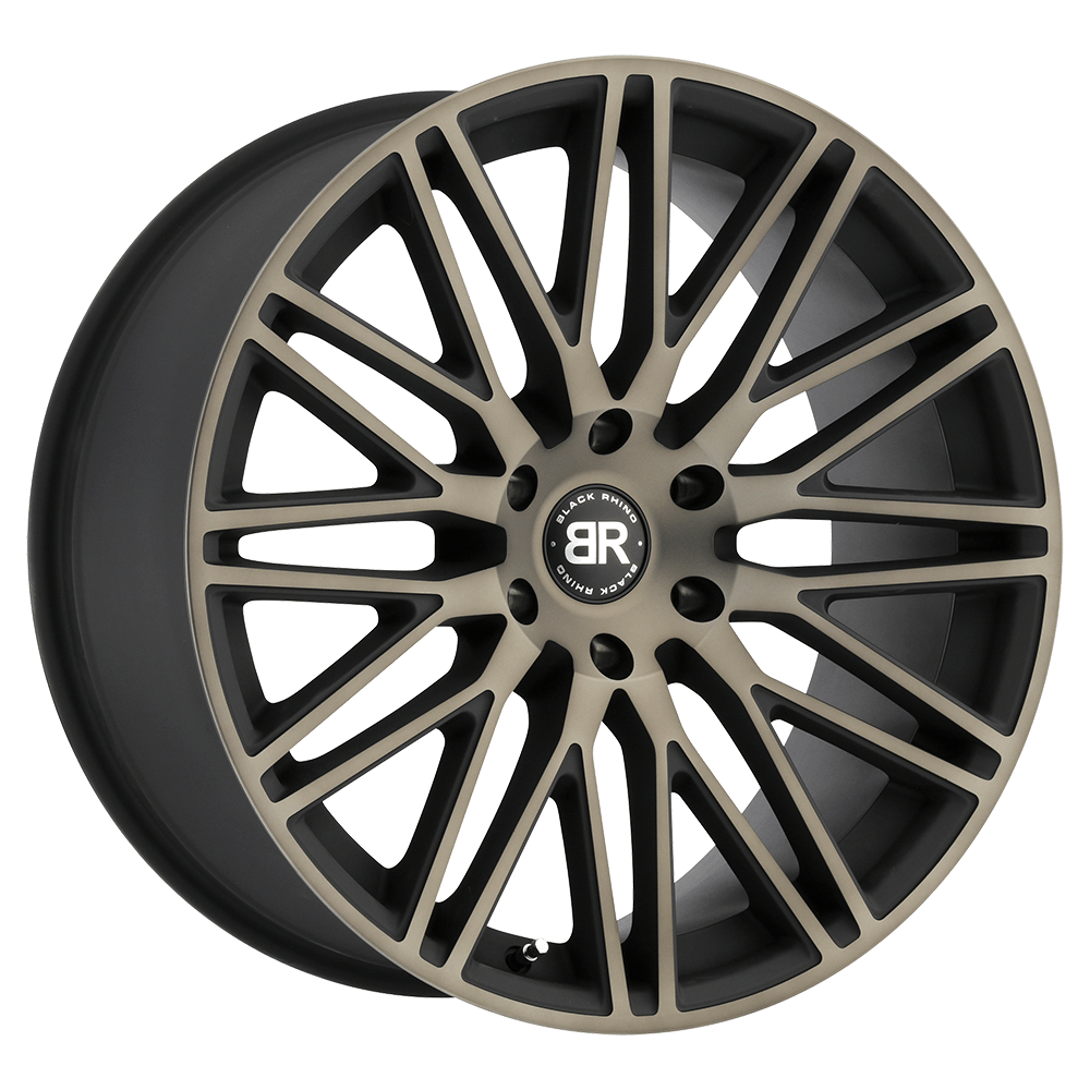 Black Rhino ZULU MATTE BLACK W/ MACHINED FACE & DARK MATTE TINT 22X10 6x135 et30 87.1