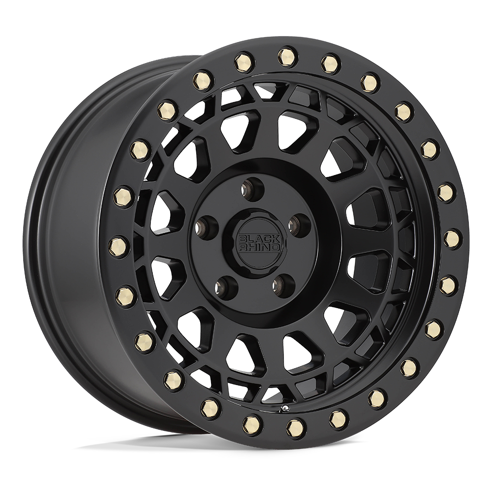 Black Rhino PRIMM MATTE BLACK W/ BRASS BOLTS 20X9.5 8x170 et0 125.1