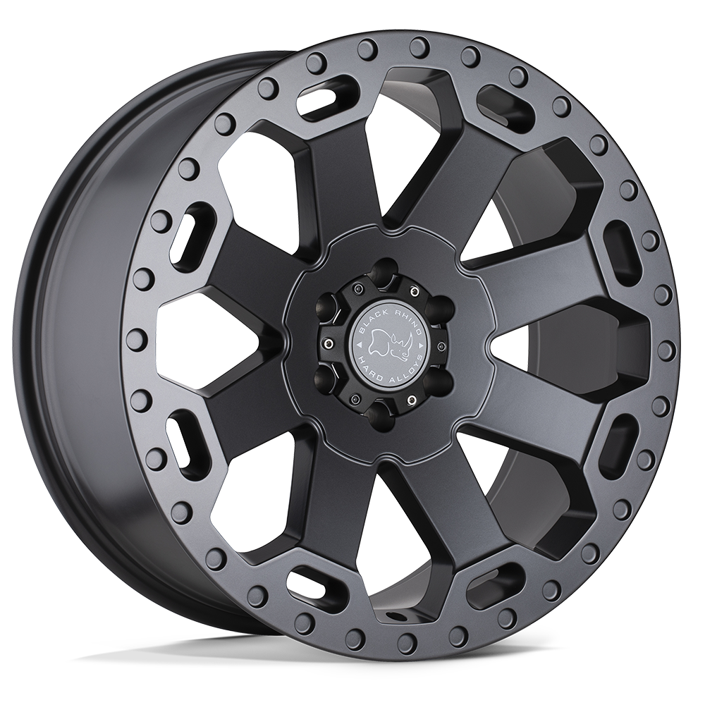 Black Rhino WARLORD MATTE GUNMETAL 20X9 8x165.1 et-12 122.4