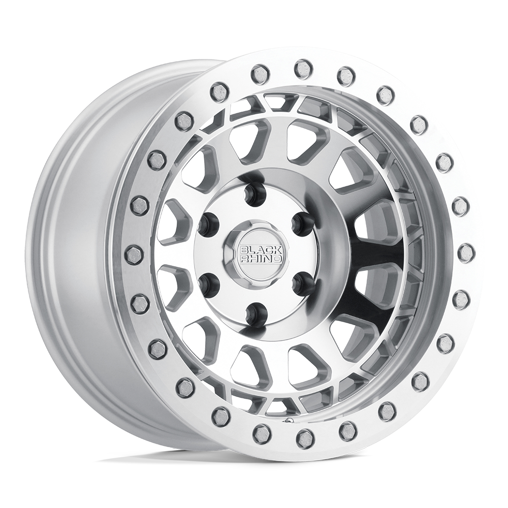 Black Rhino PRIMM SILVER W/ MIRROR FACE & MACHINED RING 18X9.5 6x139.7 et-12 112.1