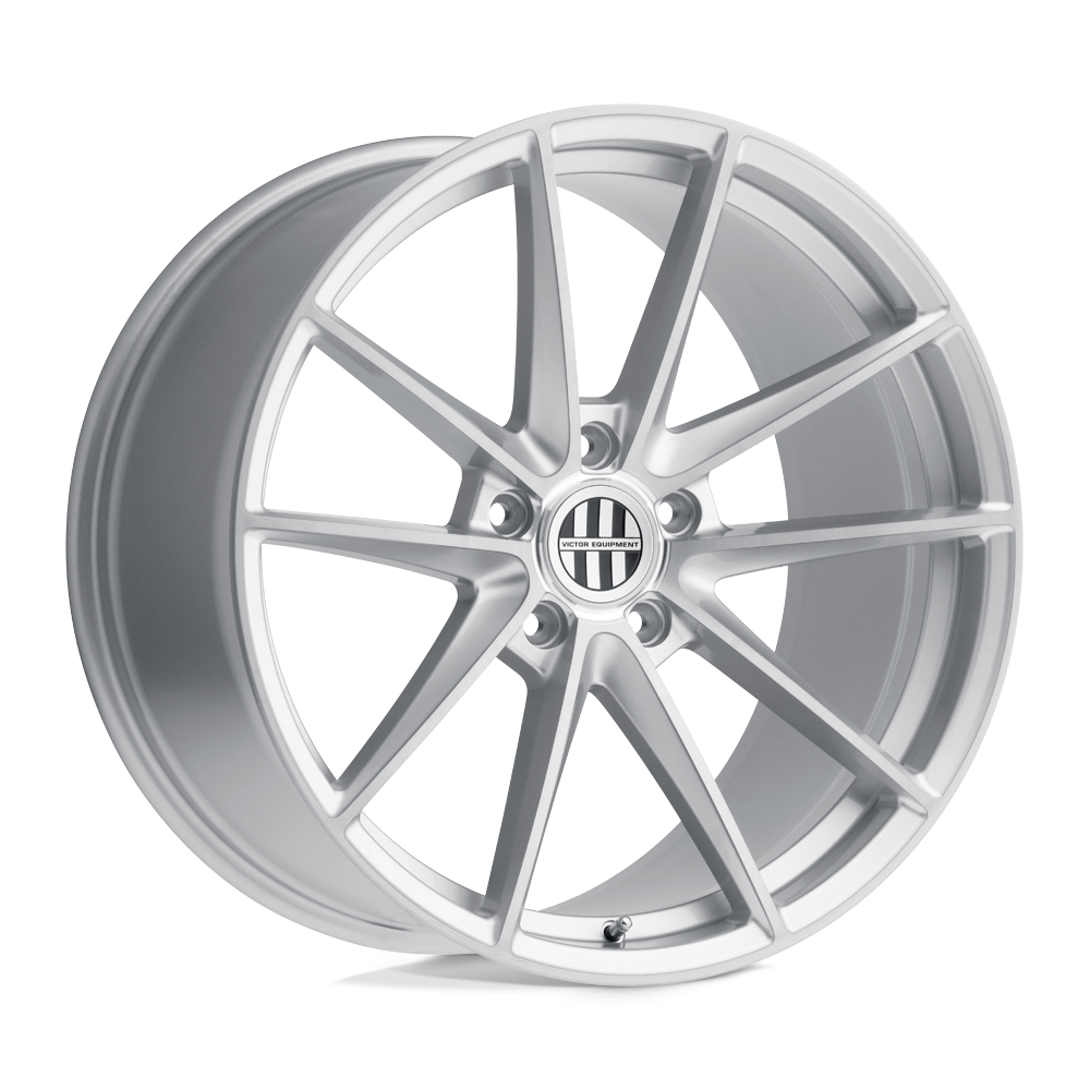Victor Equipment ZUFFEN SILVER W/ BRUSHED FACE 22X10.5 5x130 et56 71.5