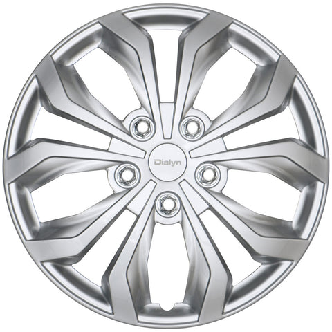 Dialyn Hubcaps Style 132 - 15" Silver - Set Of 4