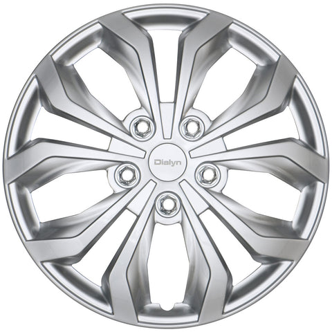 Dialyn Hubcaps Style 132 - 17" Silver - Set Of 4