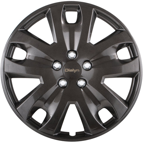 Dialyn Hubcaps Style 133 - 17" Gunmetal - Set Of 4