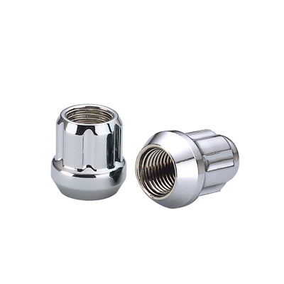 6 Spline Chrome O/E nut 1PC 60° Seat-12x1.50mm-17/19/21mm Hex-Premium