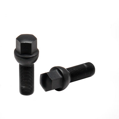 Acorn Black Bolt R12 Radius Seat-14x1.50mm-40mm Shank-17mm Hex-Premium