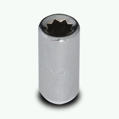 8 Sided Tuner XL Chrome Nut 1PC 60° Seat-14x1.50mm-19/21mm Hex