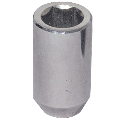 Tuner Chrome Nut 1PC 60° Seat-12x1.50mm-17/19/21mm Hex