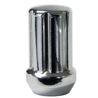7 Spline Chrome Nut 1PC 60° Seat-14x1.50mm-21/22/24mm Hex