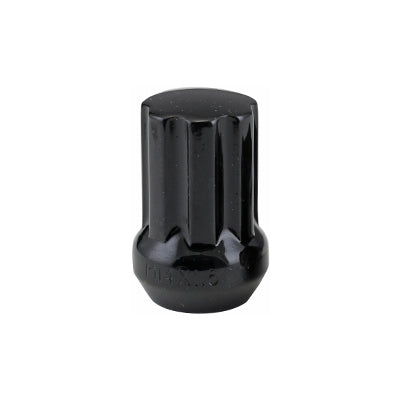 7 Spline Black Nut 1PC 60° Seat-14x1.50mm-21/22/24mm Hex