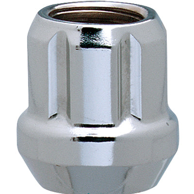 6 Spline Chrome O/E nut 1PC 60° Seat-1/2" RH-17/19/21mm Hex