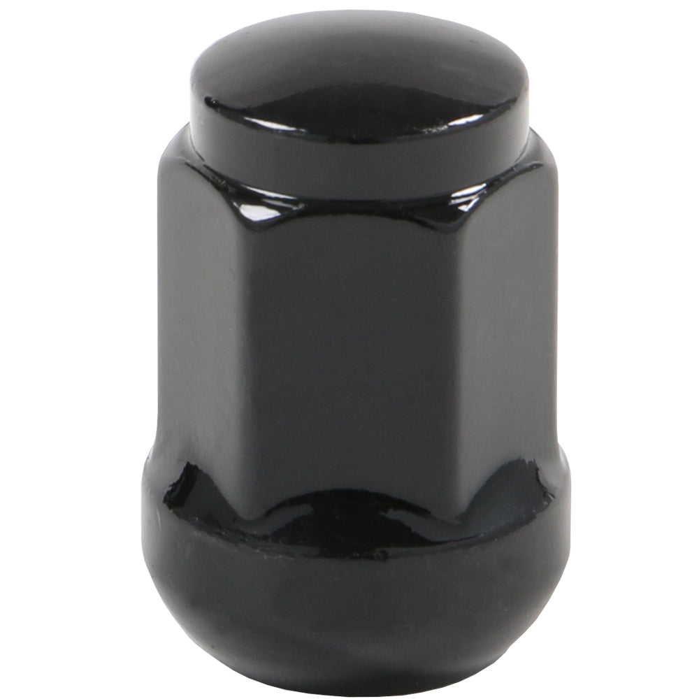 Acorn Black Nut 1PC R12 Radius Seat-12x1.50mm-19mm Hex
