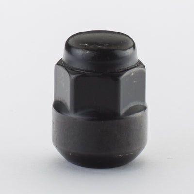 Acorn Black Nut 1PC R12 Radius Seat-12x1.50mm-19mm Hex
