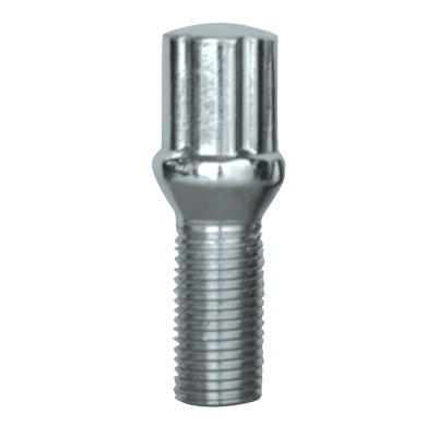 6 Spline Chrome Bolt 60° Seat-12x1.50mm-30mm Shank-17/19/21mm Hex