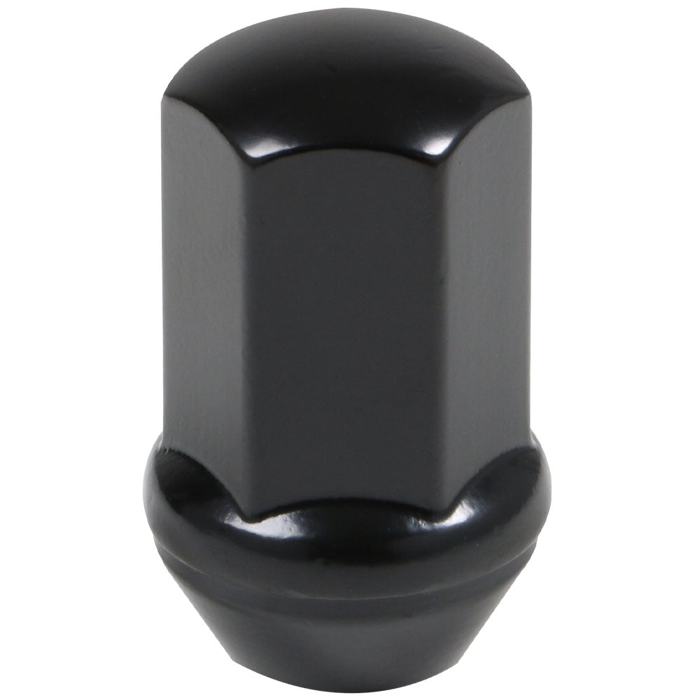 Acorn Duplex XL Black Nut 1PC 60° Bulge Seat-14x1.50mm-22mm Hex
