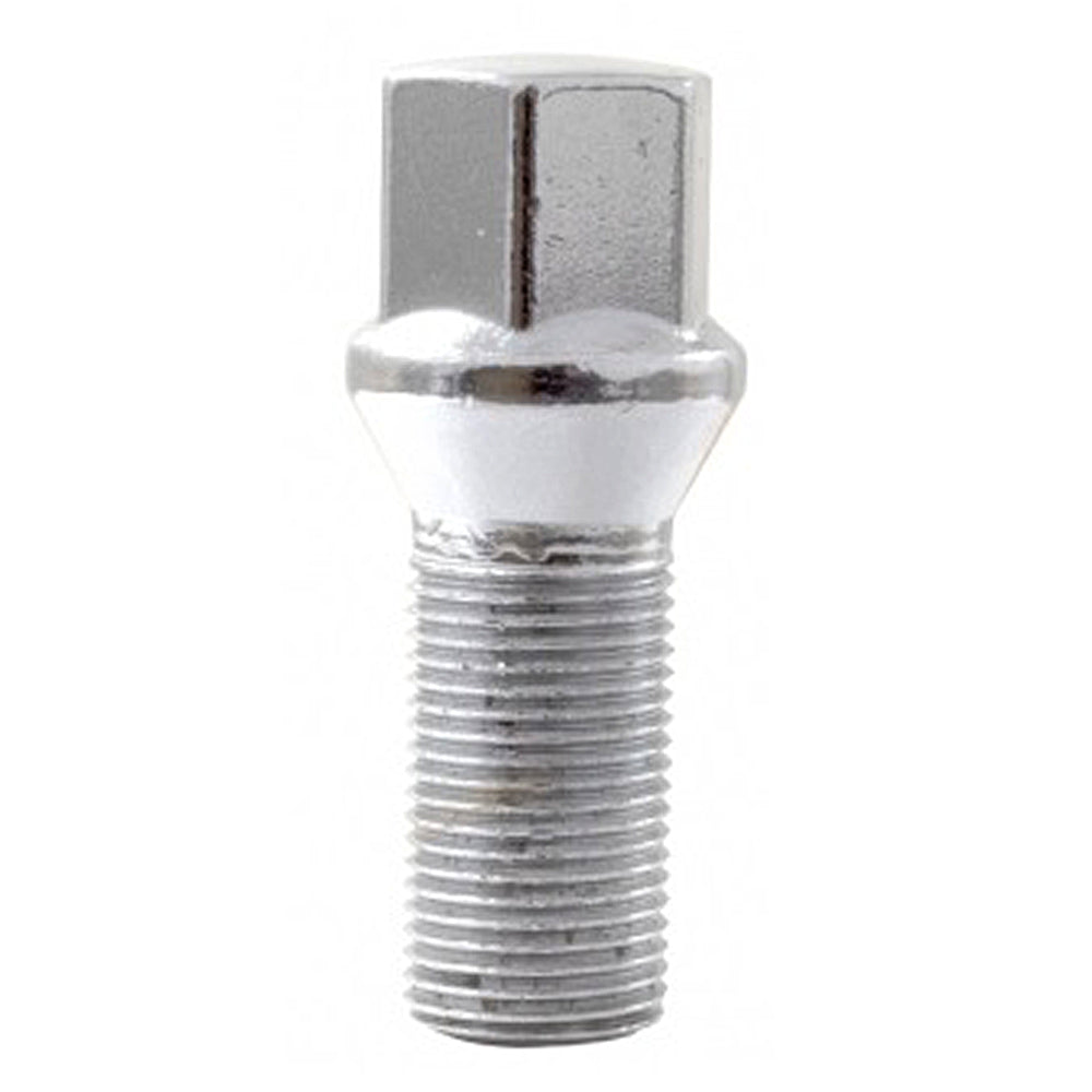 Acorn Chrome Bolt 60° Seat-15x1.25mm-28mm Shank-17mm Hex