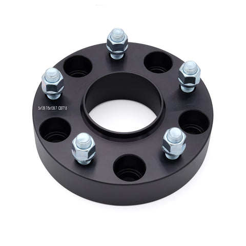 Billet Wheel Adapter-Black-5x139.7 to 5x139.7mm-Bore 77.8mm-Thickness 38mm (1.50'')-14x1.50mm