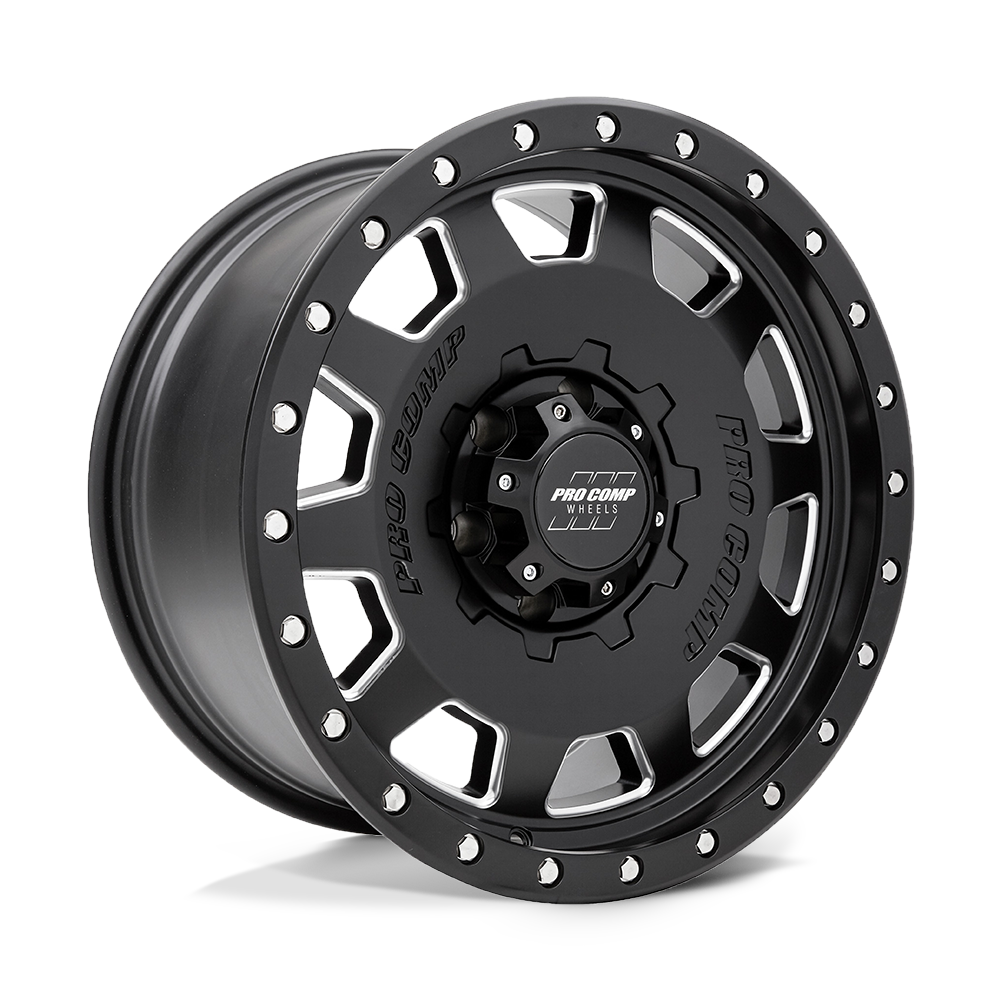 Pro Comp PA60 HAMMER SATIN BLACK W/ SS BOLTS
