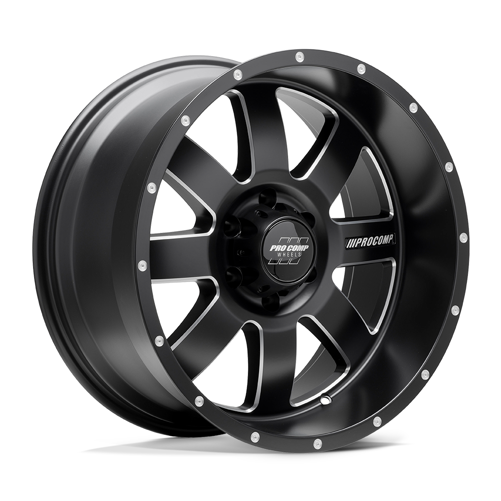 Pro Comp PA73 TRILOGY SATIN BLACK MILLED